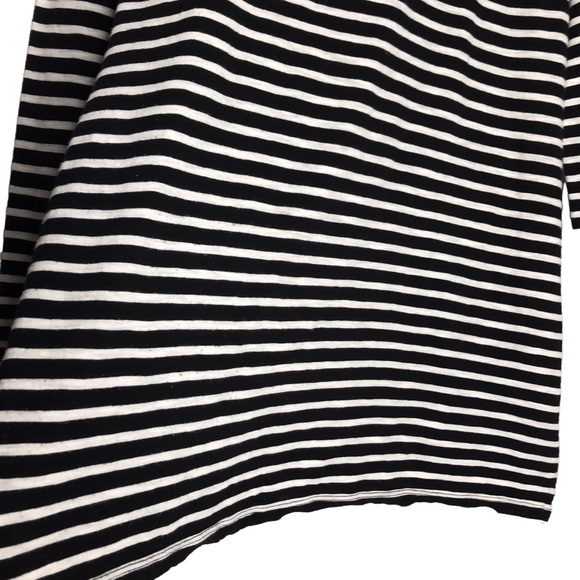 Old Navy Fitted Striped Maternity Top Size Large Cotton Comfy Preppy Long Sleeve - Picture 6 of 13